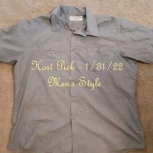 Aramark Button Down Top